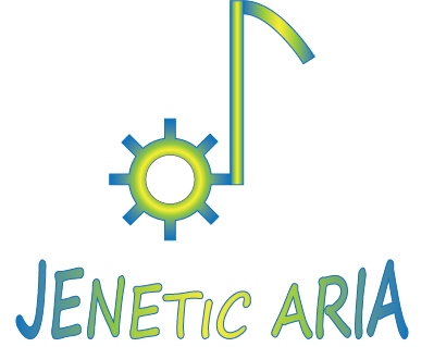 JeneticAria logo created in Illustrator